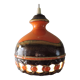 Vintage ceramic pendant lamp Fat Lava Germany 60s