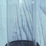 Antique wedding globe in oval glass 27 cm high