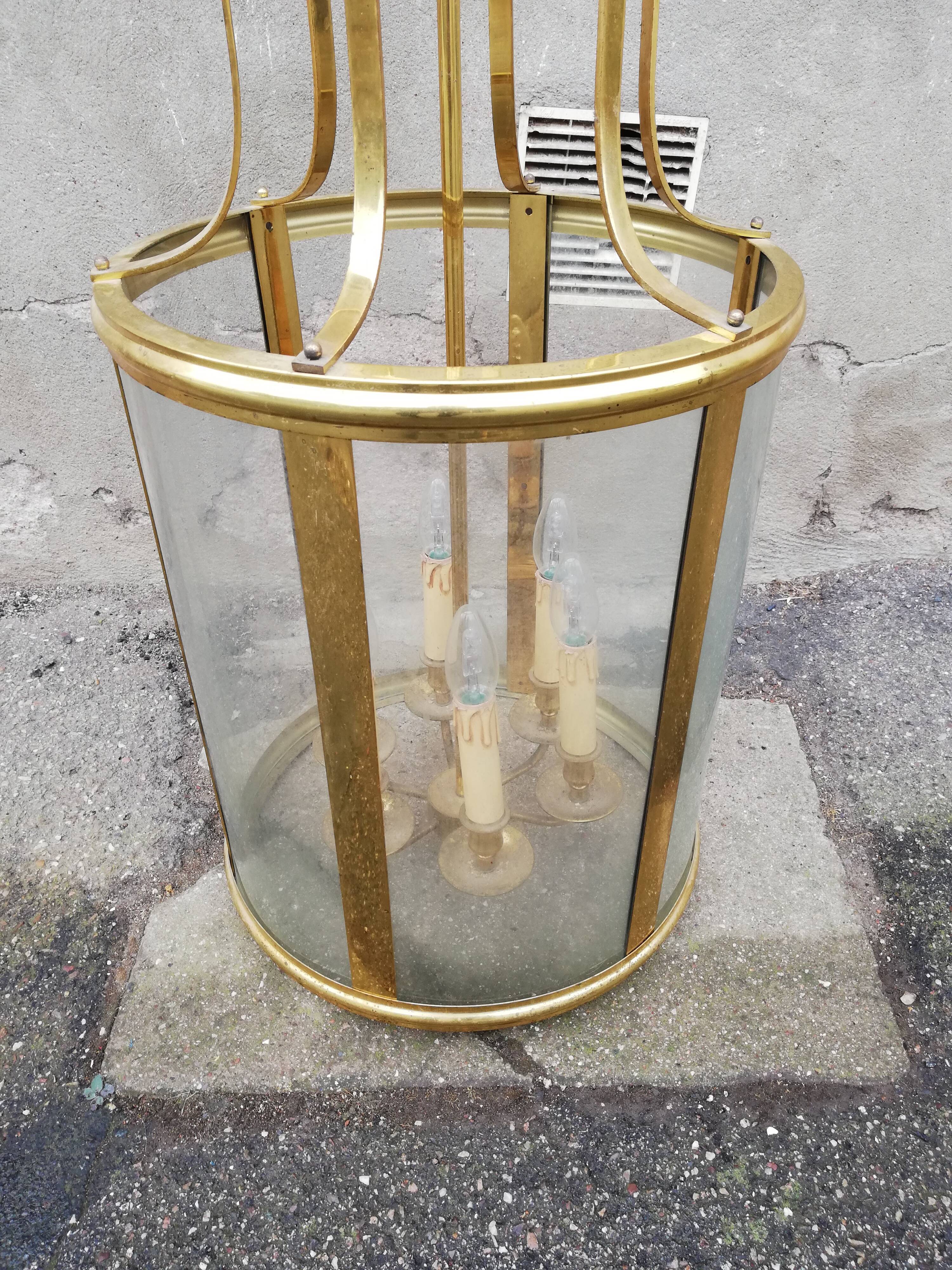Vintage brass lantern