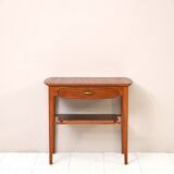 Scandinavian nightstand with oval top