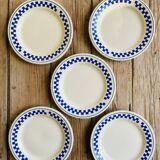 Lot de 5 assiettes vintage