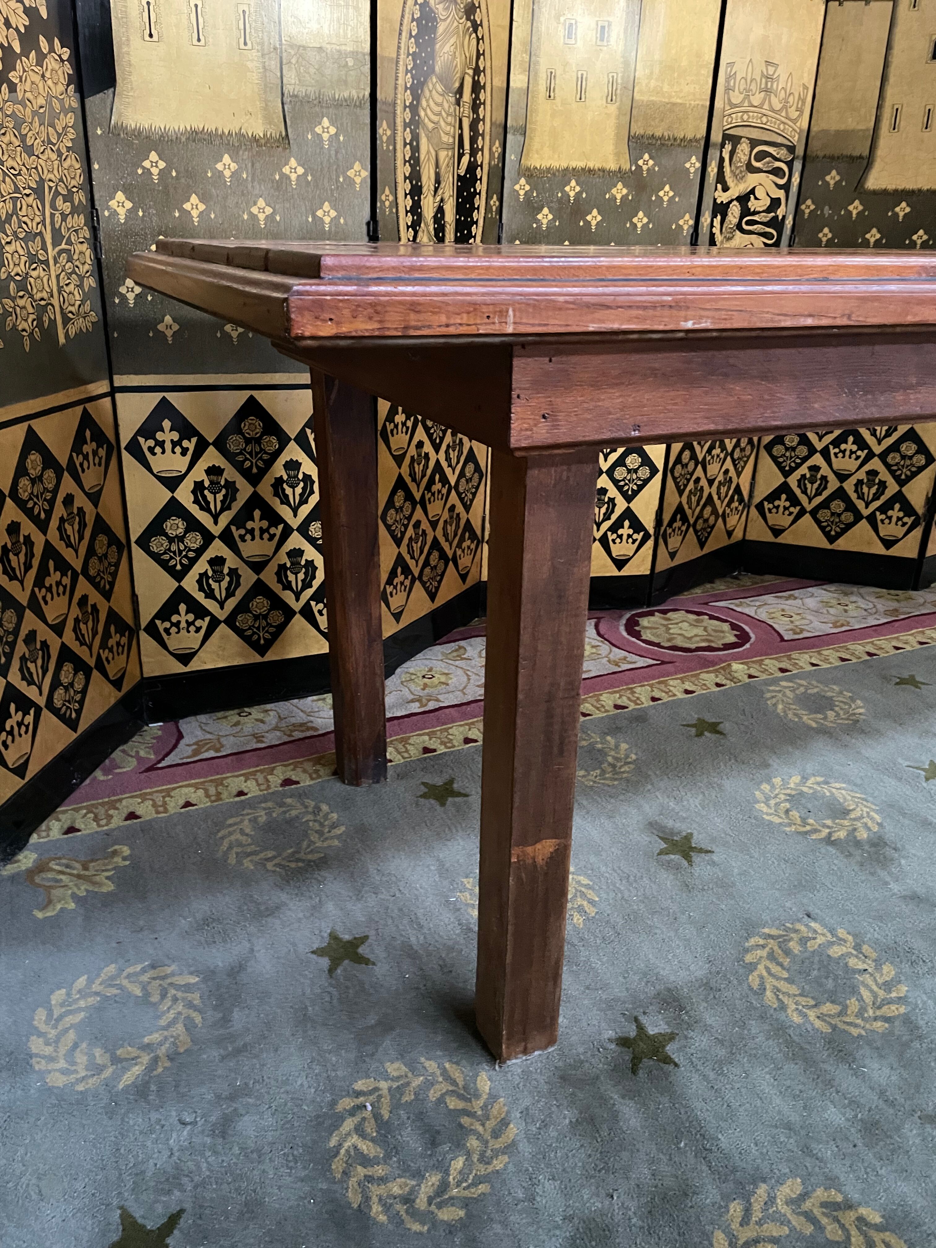 Solid oak farmhouse table