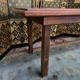 Solid oak farmhouse table