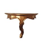 Small Louis XV style gilded wall console