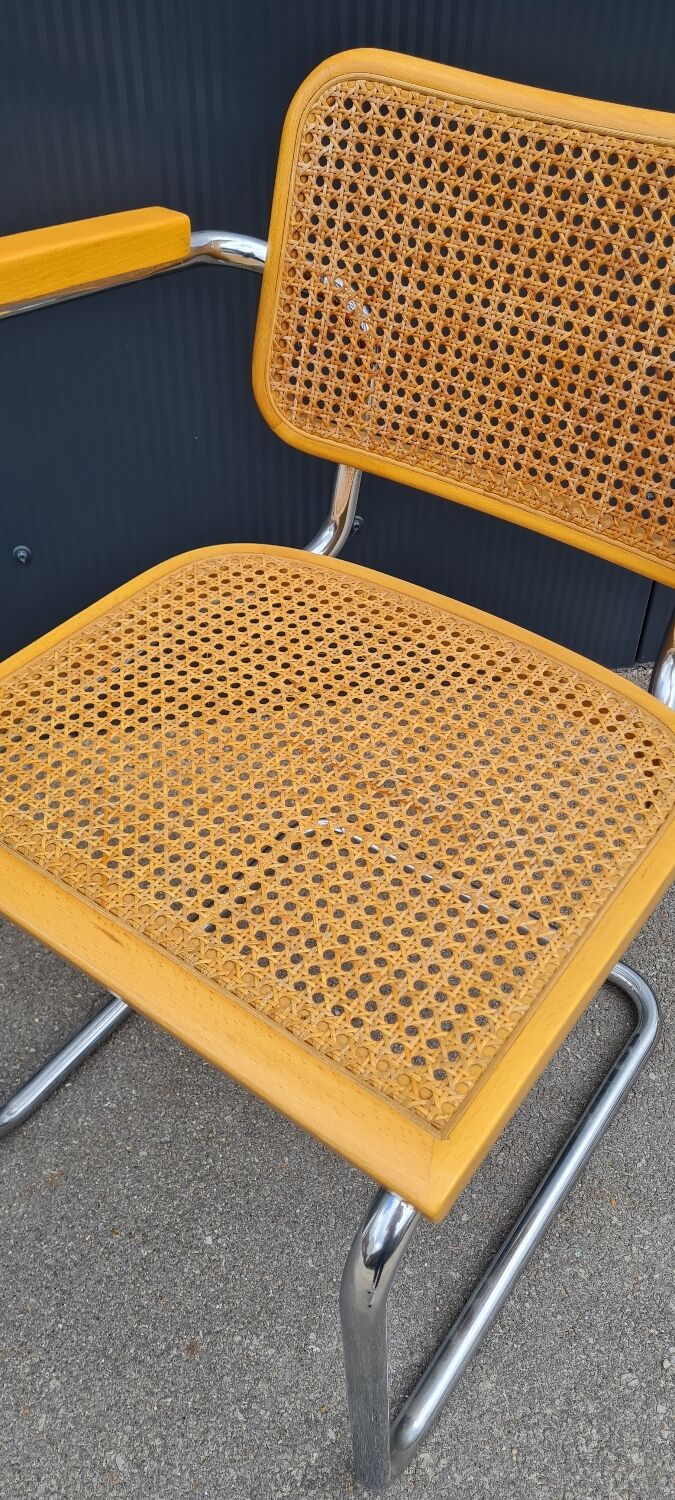 Armchair B64 cesca by marcel Breuer