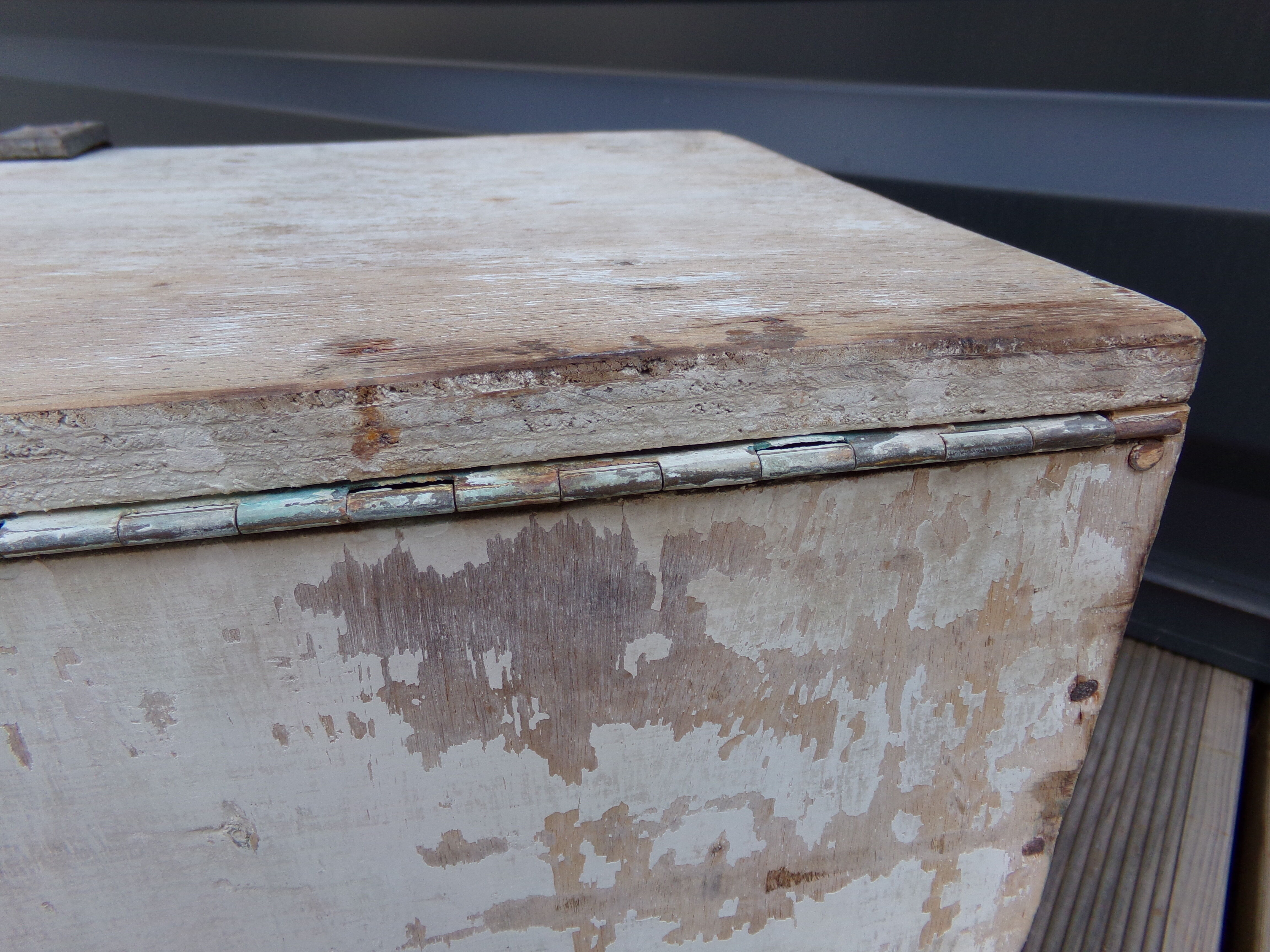 Wooden storage chest