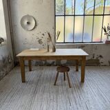 Solid oak farmhouse table 180 cm