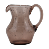 Pitcher rose Biot bubble glass