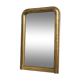Miroir d'époque Louis Philippe doré feuille d'or 144x94cm