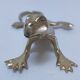 Massive brass lizard signed Zak sculptural design