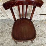Chaise bistrot ancienne bois dossier courbé vintage