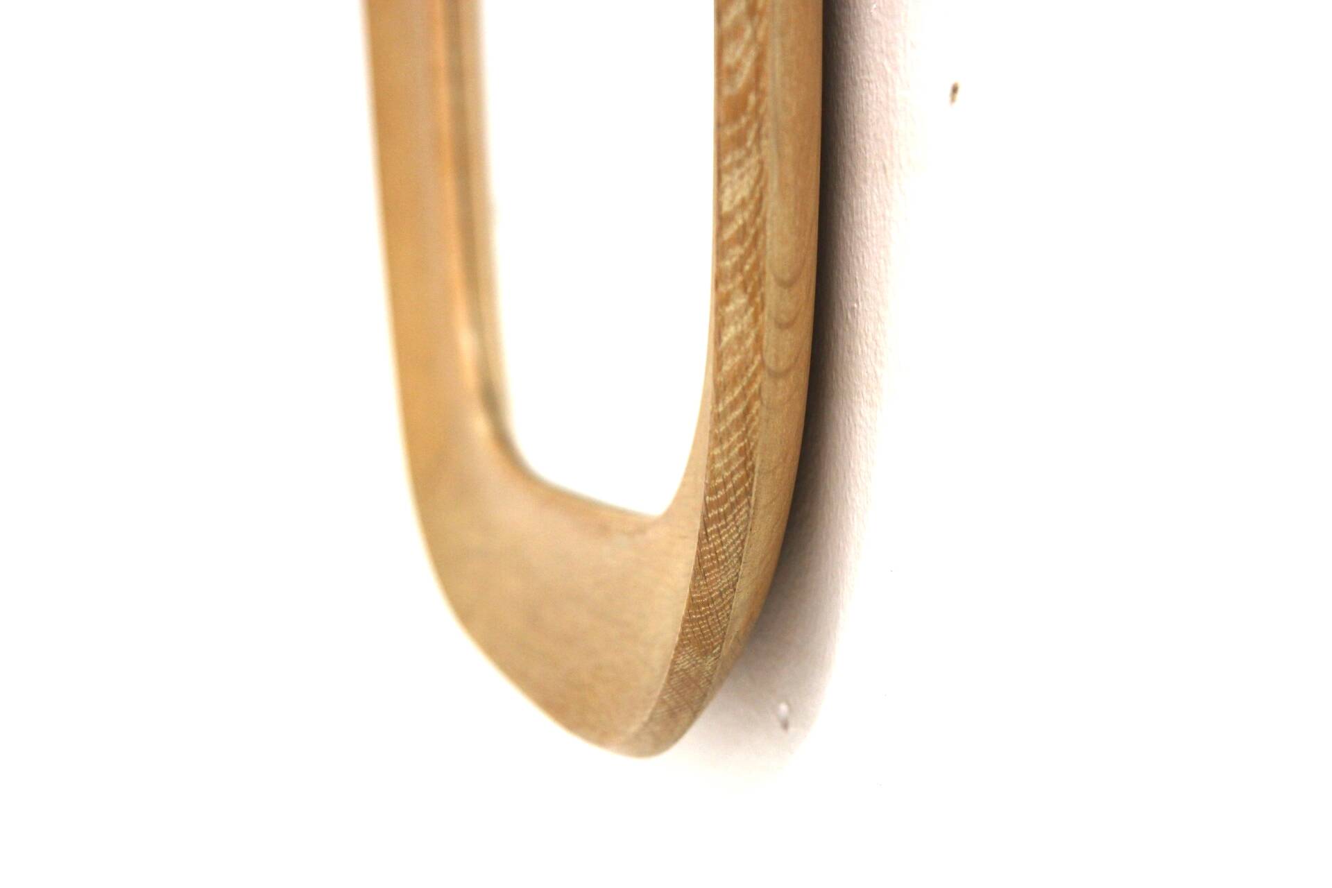 Scandinavian oak mirror, 50x60cm, Nybrofabriken, Sweden, 1960