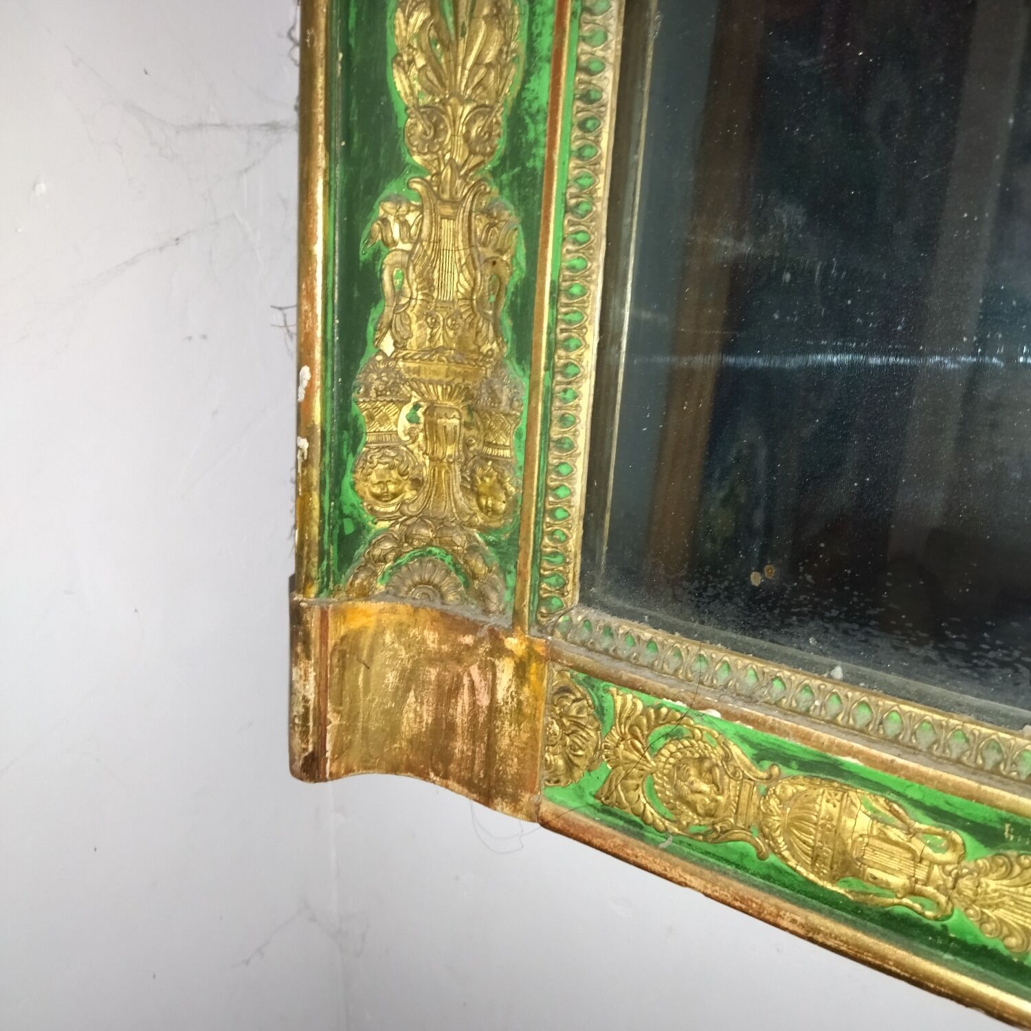 Mirror trumeau of fireplace style empire 99/82 XIXe