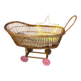 Rolling cradle for doll