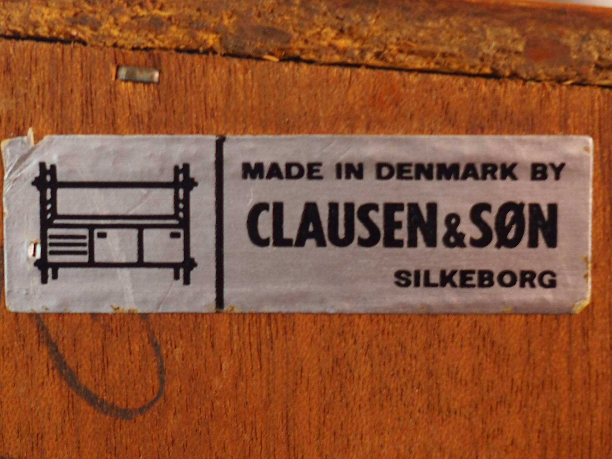 Teak bookcase, Danish design, 1970s, manufacturer: Clausen & Søn
