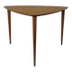 Mid-Century Triangular Teak Side Table, 1960s