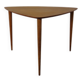 Mid-Century Triangular Teak Side Table, 1960s