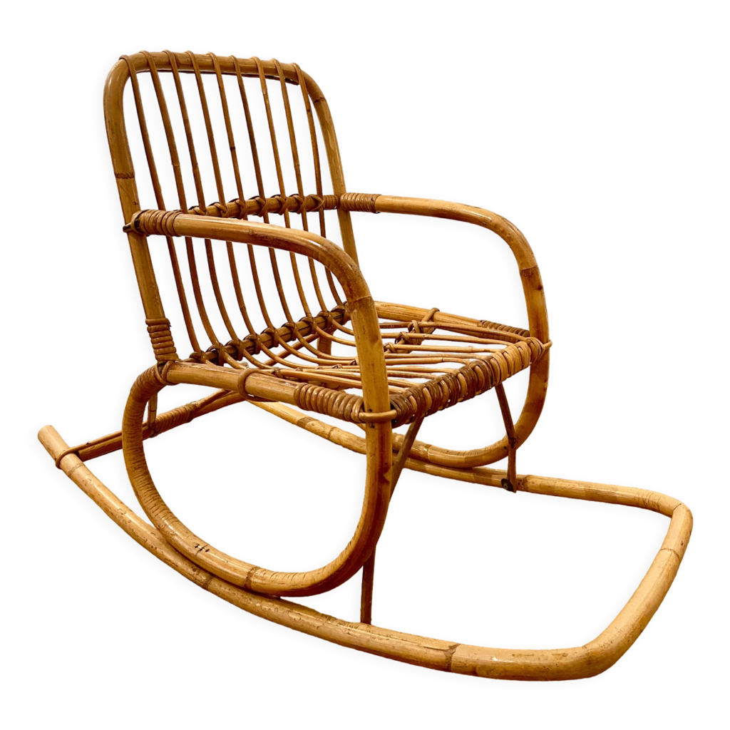 Fauteuil à Bascule Enfant Girafe Atmosphera For Kids – 64 Cm Bois Naturel – Dès 18 Mois