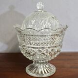 Vintage glass candy dish