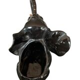 Eléphant noir pot de fleurs ou autre en céramique