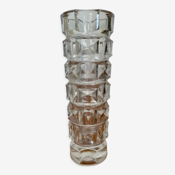 Vase vintage cristal verre 1950