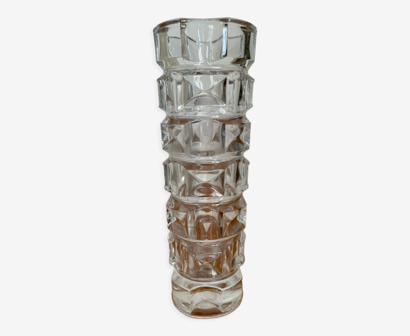 Vase vintage cristal verre 1950