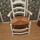 Provencal straw chair