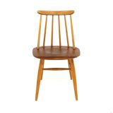Set of 4 teak "Fanett" chairs by Ilmari Tapiovaara, Sweden, 1960