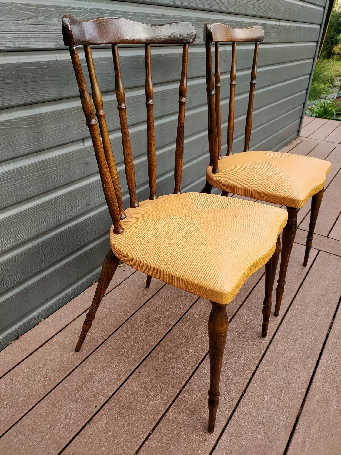 Paire de chaises bistrot vintage