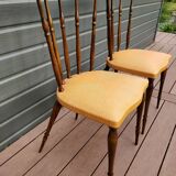 Paire de chaises bistrot vintage