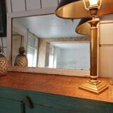 Vintage wooden mercury mirror