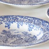 6 old hollow plates KG Lunéville