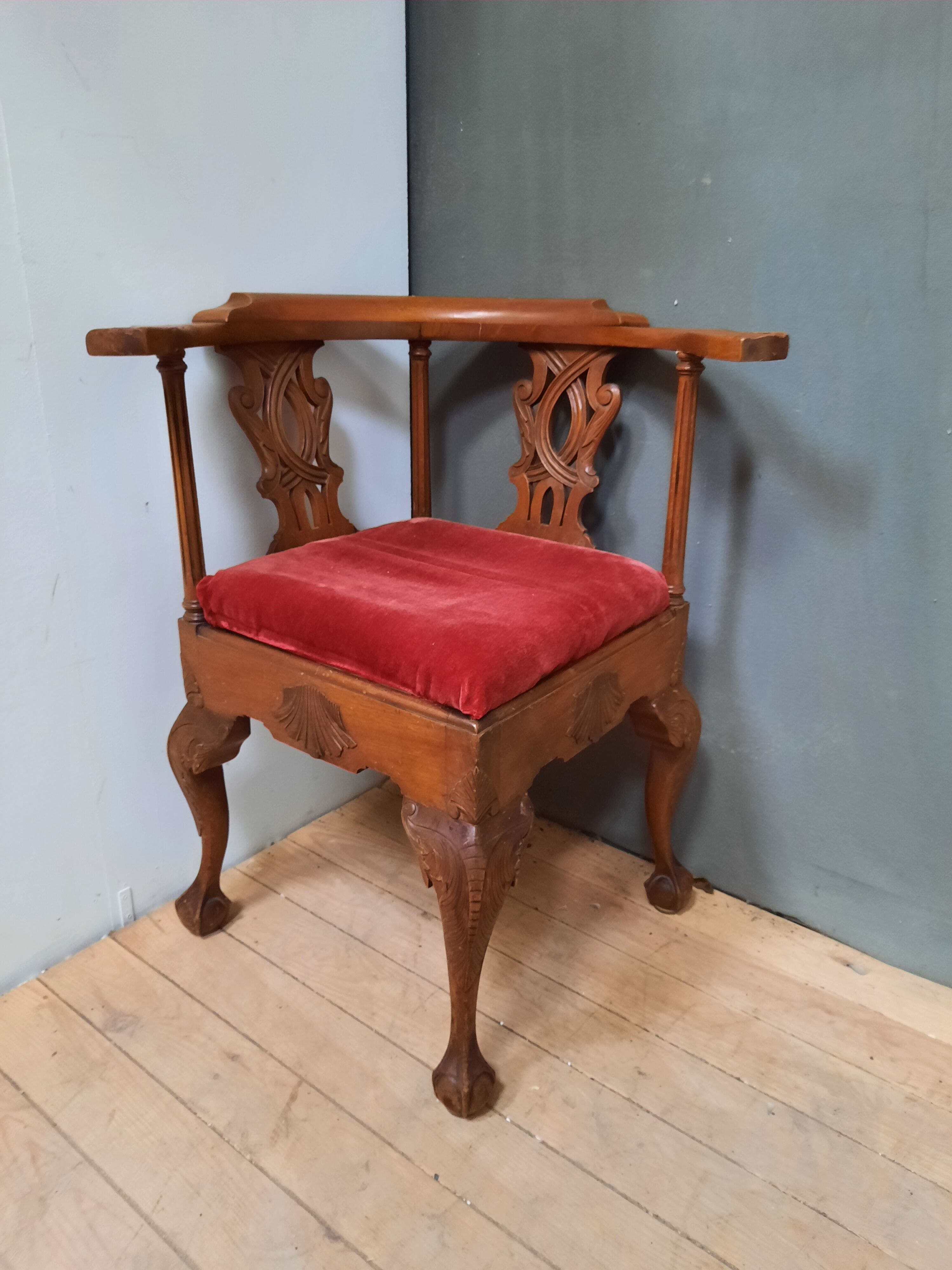 Fauteuil de coin de style anglais