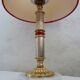 Marble and metal lamp