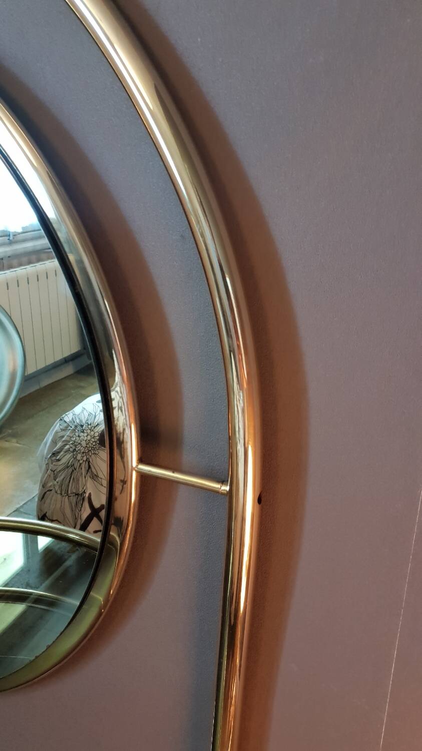 Gilded metal dressing table, Italy, 1980s