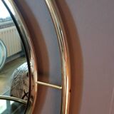 Gilded metal dressing table, Italy, 1980s