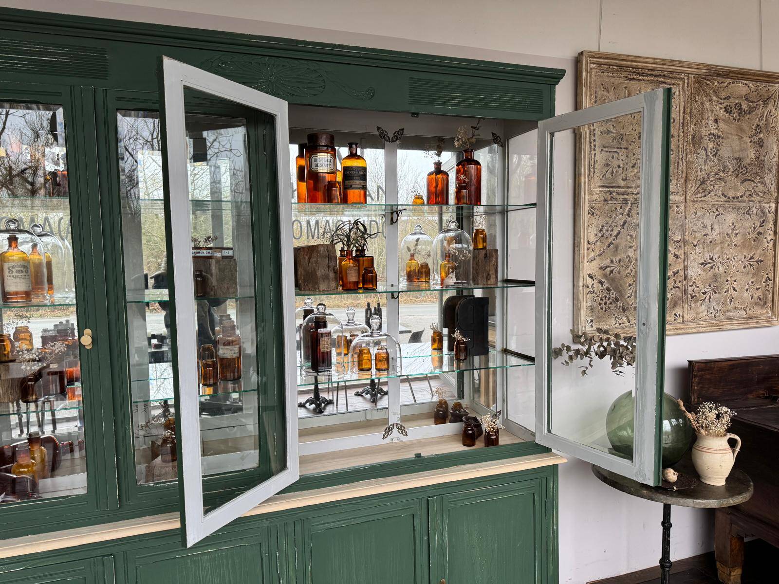 Pharmacy display case