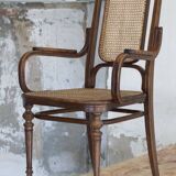 Michael Thonet curved walnut armchair - 1914