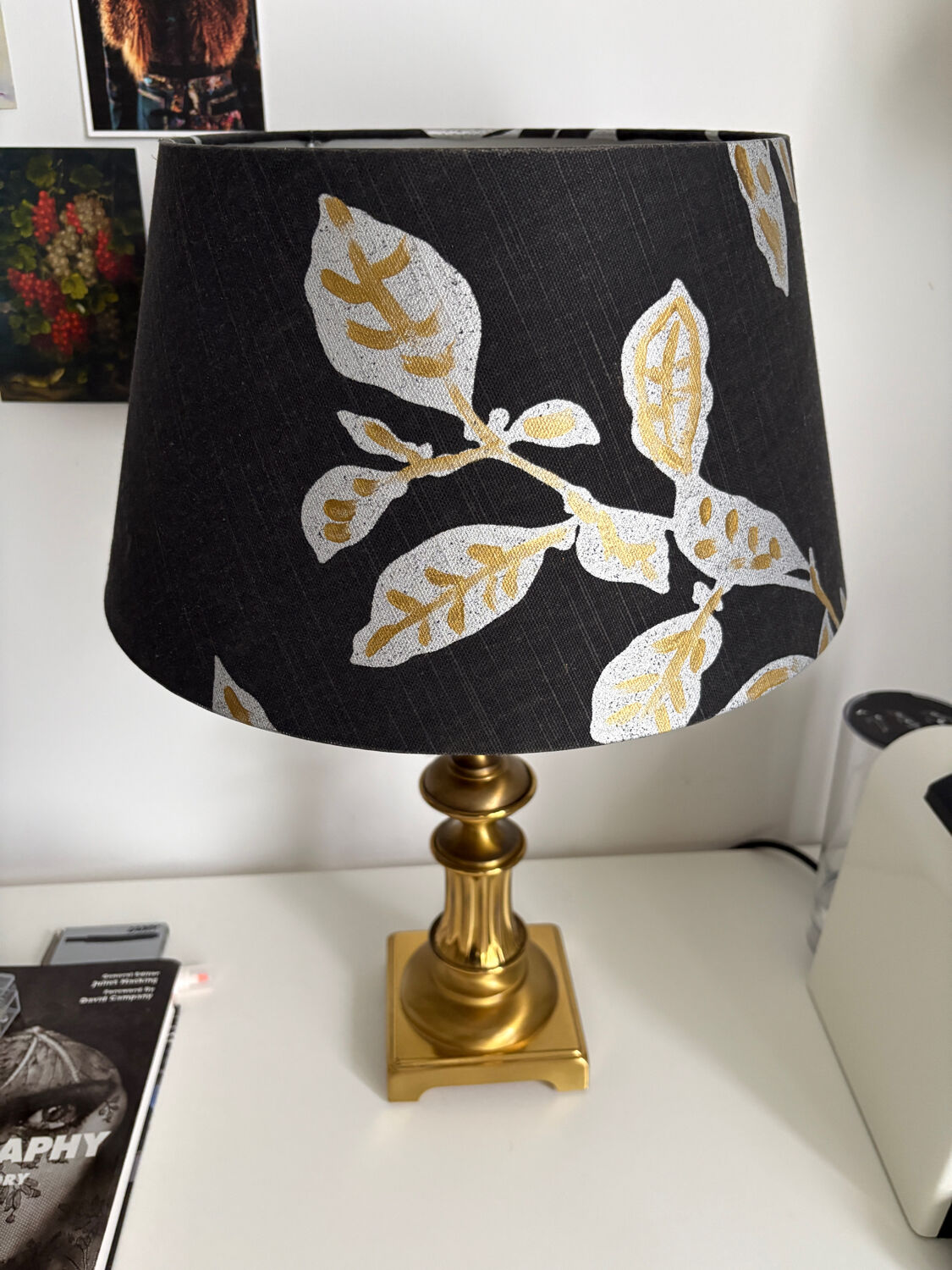 Vintage Mid-Century Brass Table Lamp