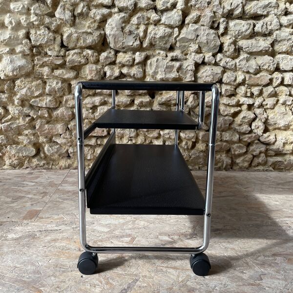 Meubles d’appoint / meubles hi-fi sur roulettes métal chromé –  Habitat