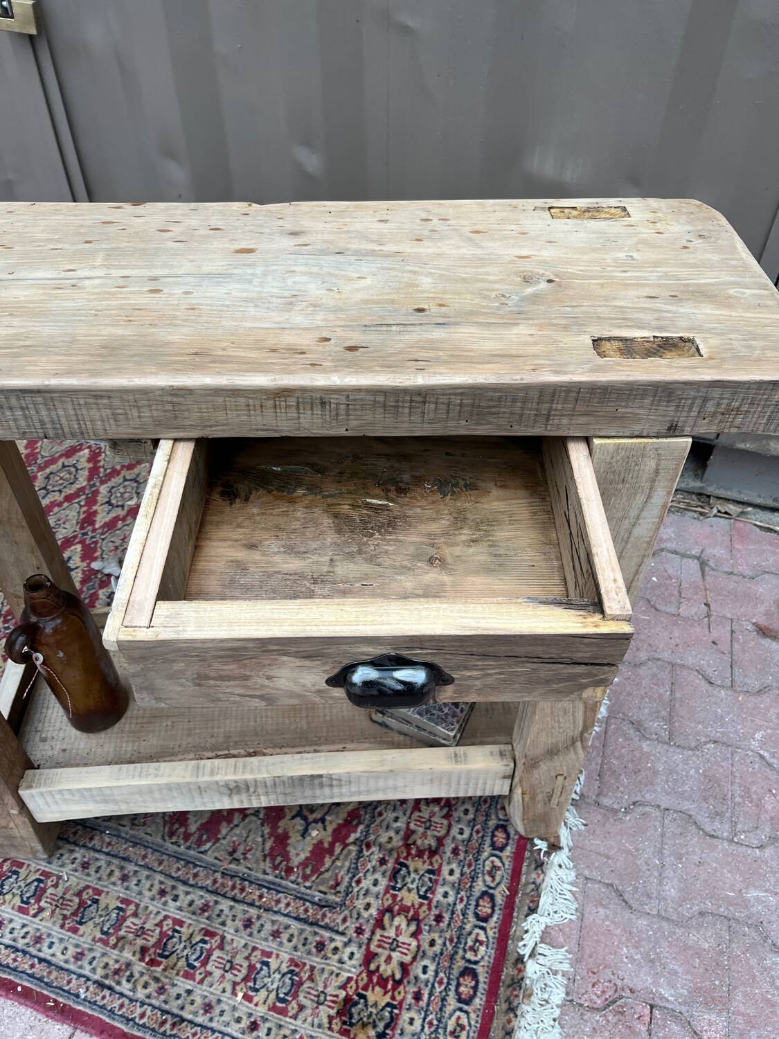 Oak workbench