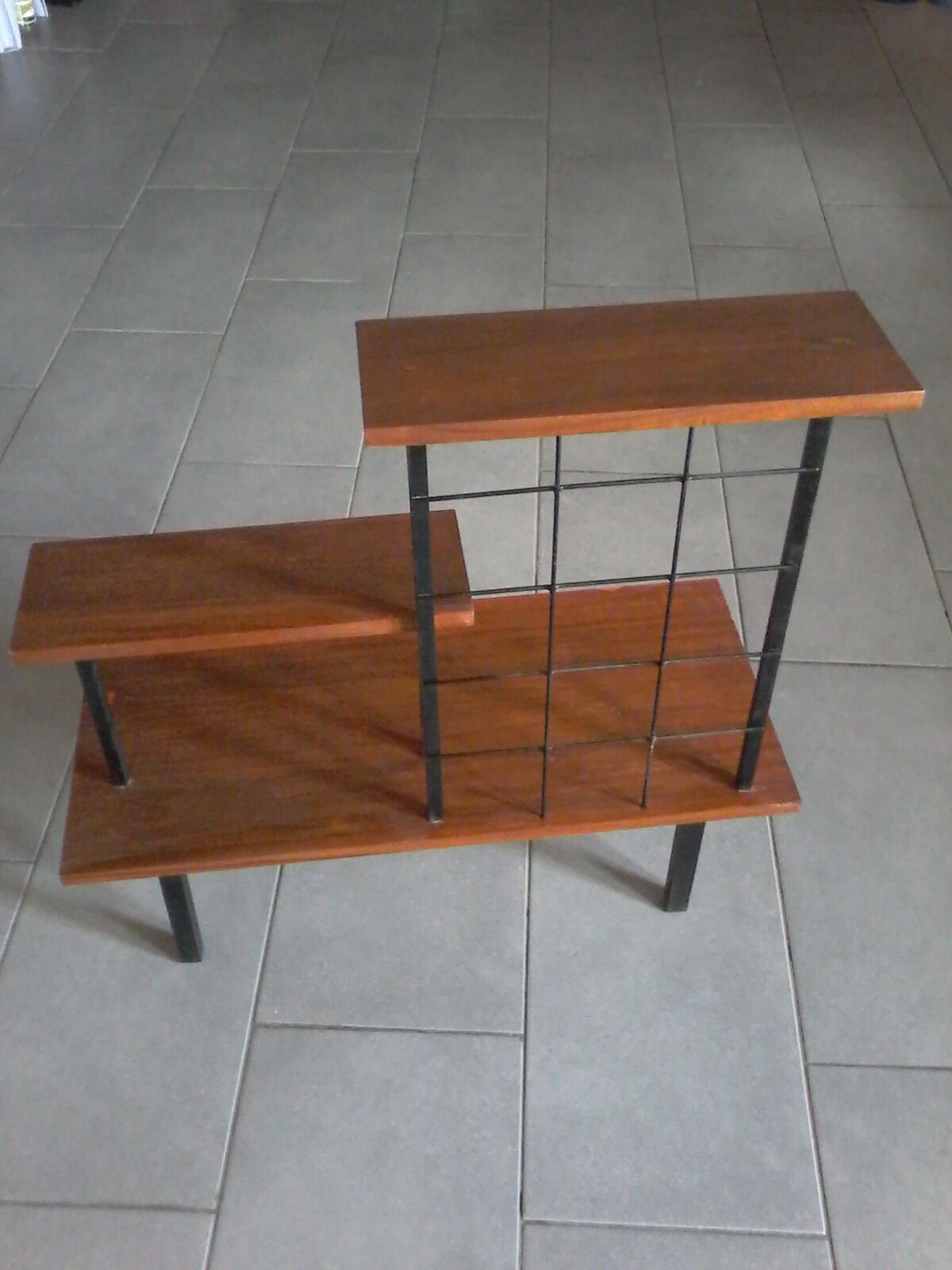 Wood and iron shelf 1950