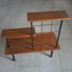 Wood and iron shelf 1950