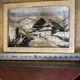 Carved and painted alpine tableau