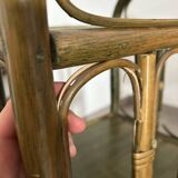 Rattan bedside table