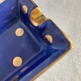 Hand-painted Limoges porcelain ashtray