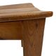 Vintage Brutalist Pine Chair 1970s Minimalist Wood Design