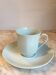 Service at vintage sky blue Limoges coffee
