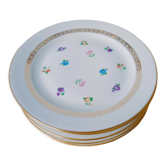 6 assiettes porcelaine de Limoges