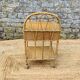 Rattan bedside table